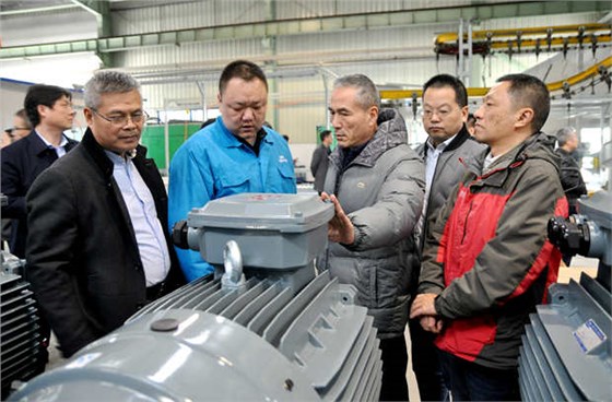 皖南電機(jī)|電機(jī)廠家:來(lái)賓在車(chē)間參觀 皖南電機(jī)|電機(jī)廠家:來(lái)賓在車(chē)間參觀