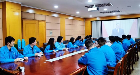 皖南電機團(tuán)委組織觀看慶祝中國共青團(tuán)成立100周年大會 皖南電機團(tuán)委組織觀看慶祝中國共青團(tuán)成立100周年大會